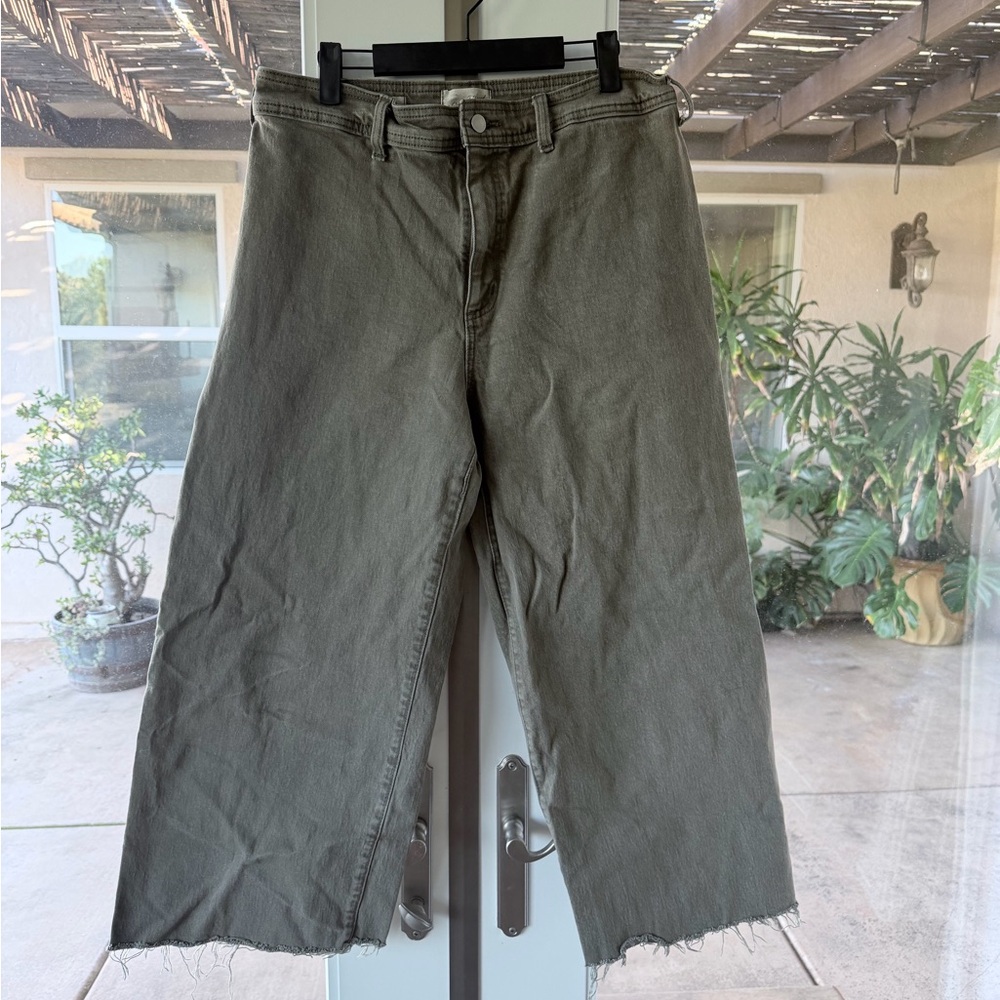 Universal Thread Olive Wide-Leg Pants